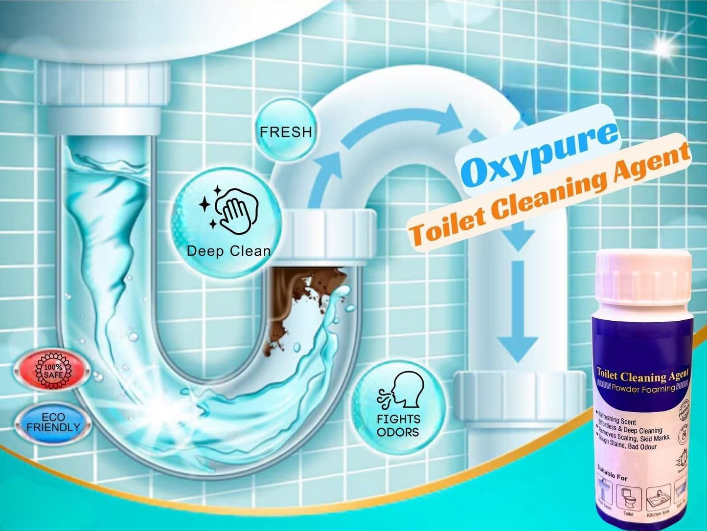 Toilet Cleaning Agent {Buy 1 Get 1 Free}