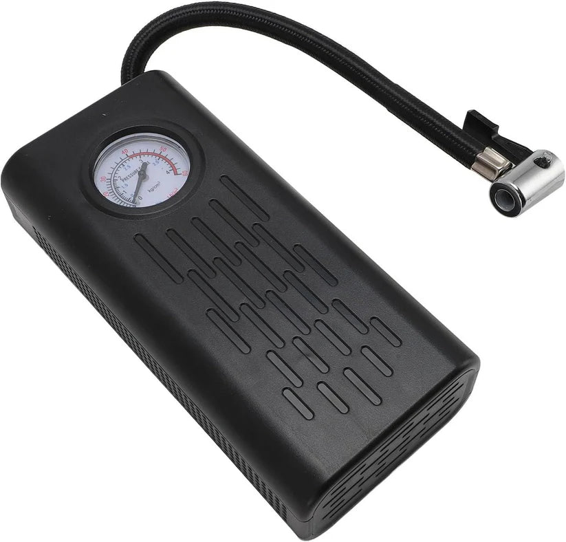 Portable Air Compressor Tire Inflator & Powebank & Torch (All in One)