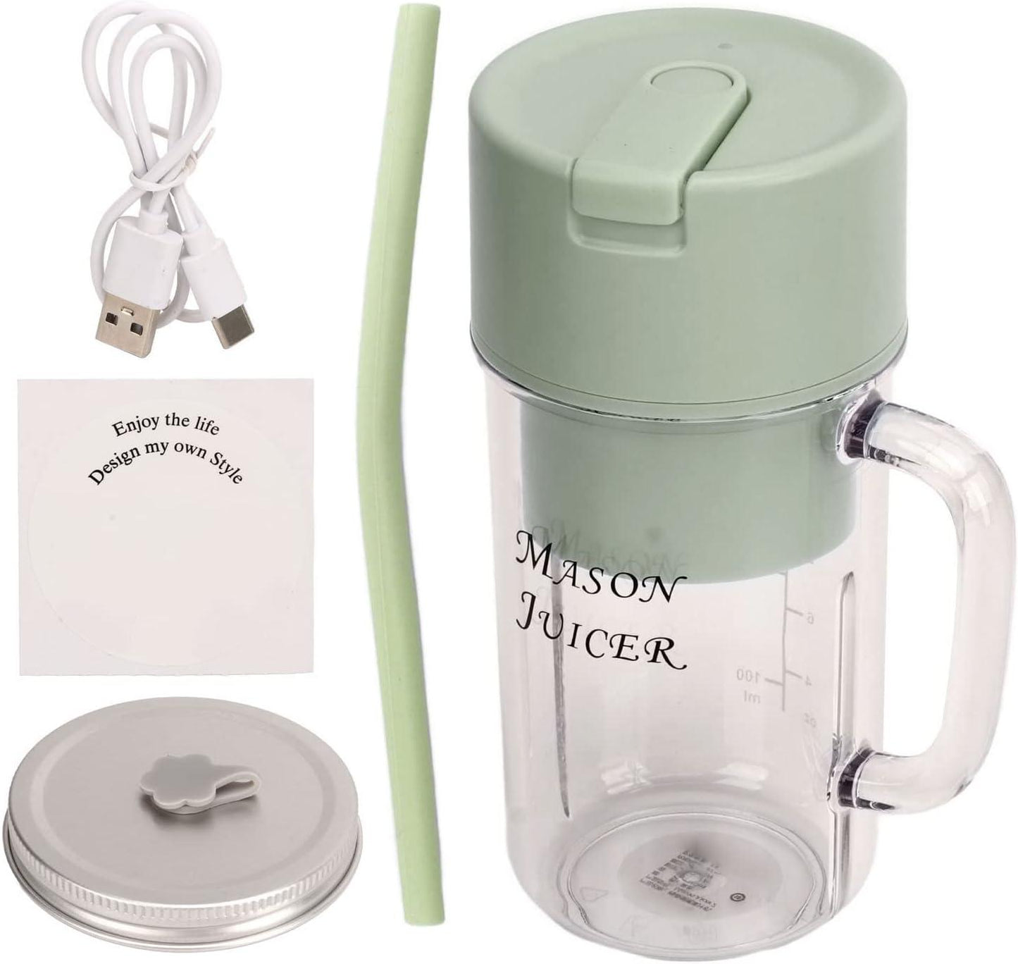Portable USB Rechargeable Mini Juicer Blender
