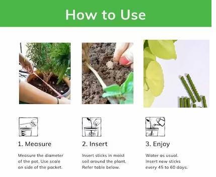 All Purpose Plant Grow Fertilizer Sticks For Plants Buy 1 Get 1 Free